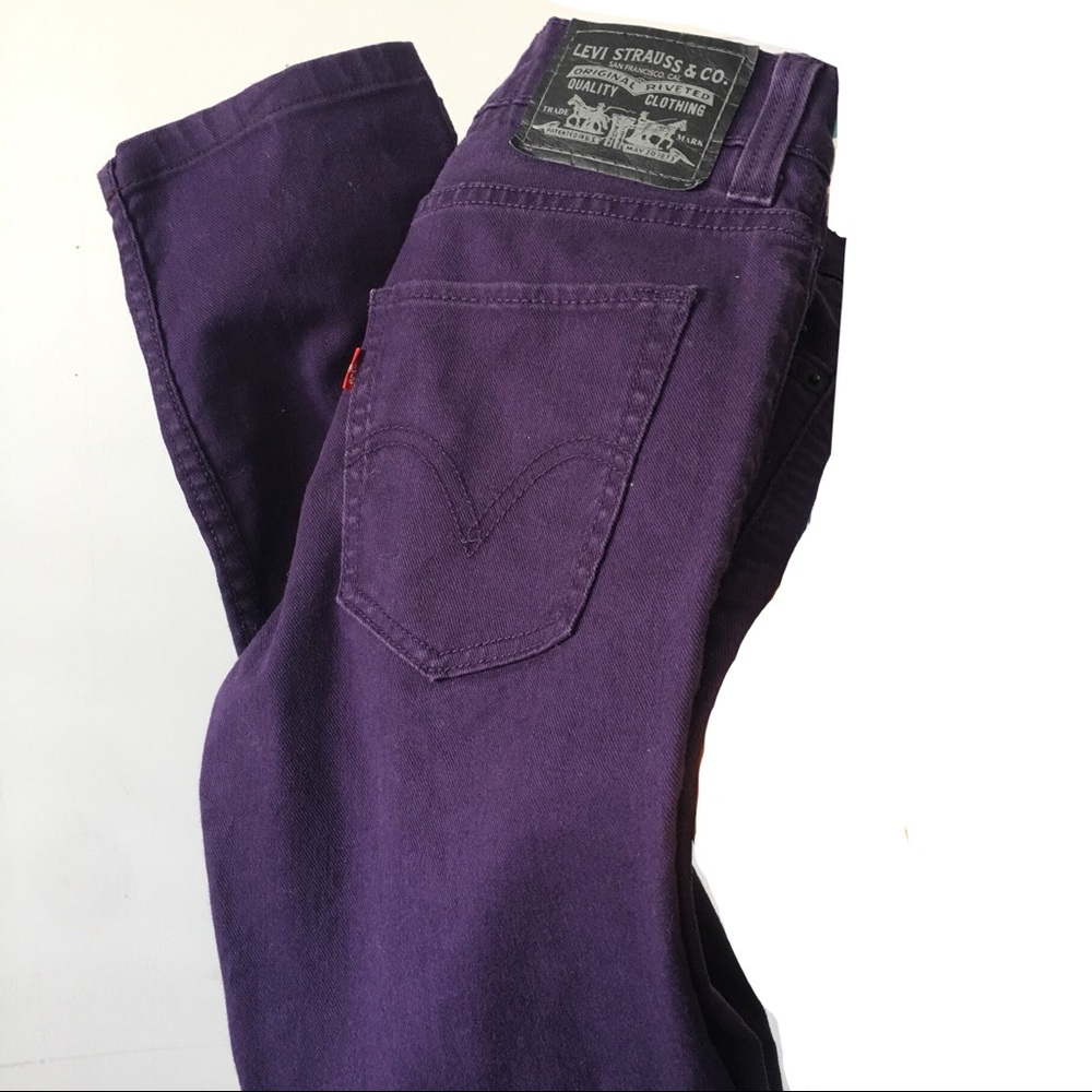 Levi’s y2k purple jeans